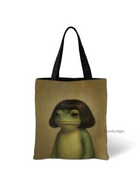 Canvas Tote Bag Reusable Everyday Shoulder Bag